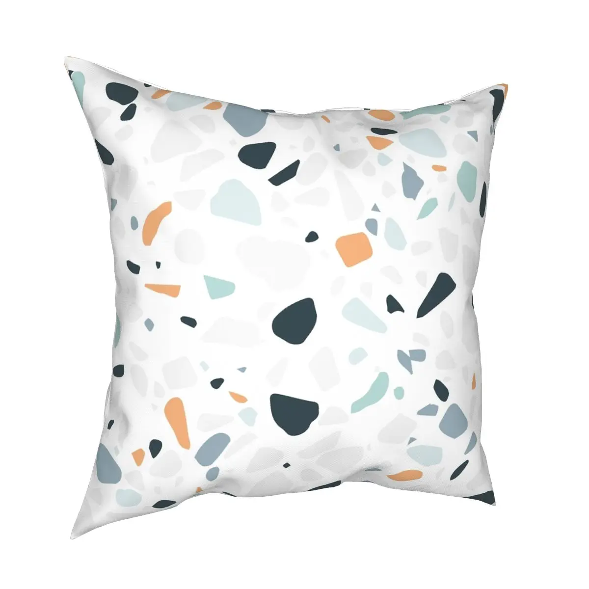 Terrazzo Seamless Pillowcase Polyester Printed Zip Decorative for Sofa Seater Cushion Cover Wholesale 45x45