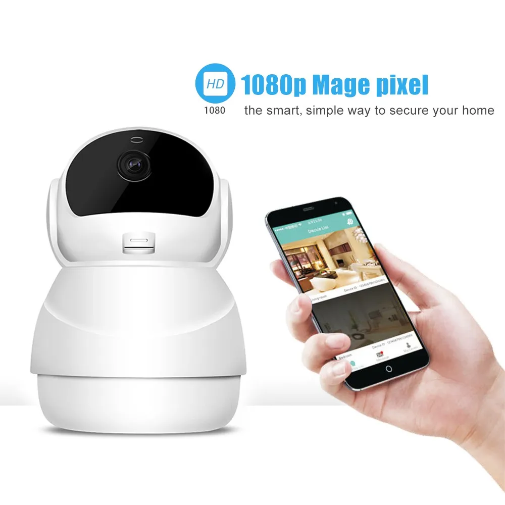 1080P Home Camera IP Security Surveillance Wireless Night Vision Motion Detection
