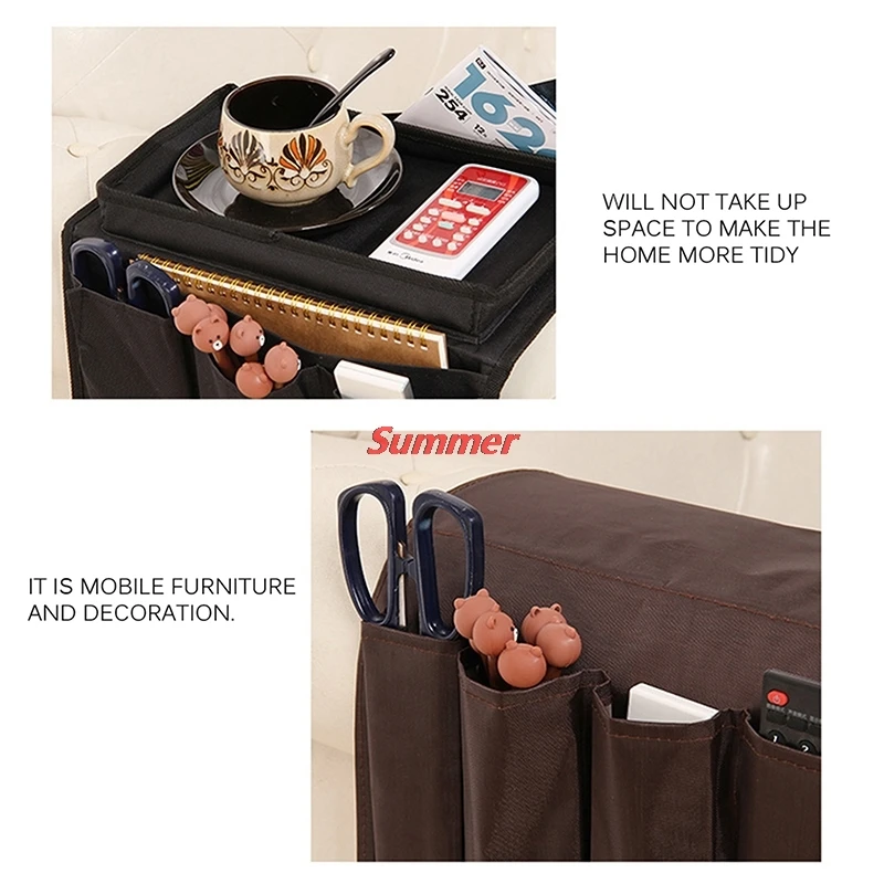 Reposabrazos con bolsillos de almacenamiento, bandeja colgante para sofá, teléfono con Control remoto, novedad bandeja sofa，reposabrazos con almacenaje sofa es bandeja sofa reposabrazos sofa bandeja sofa bandeja sofa