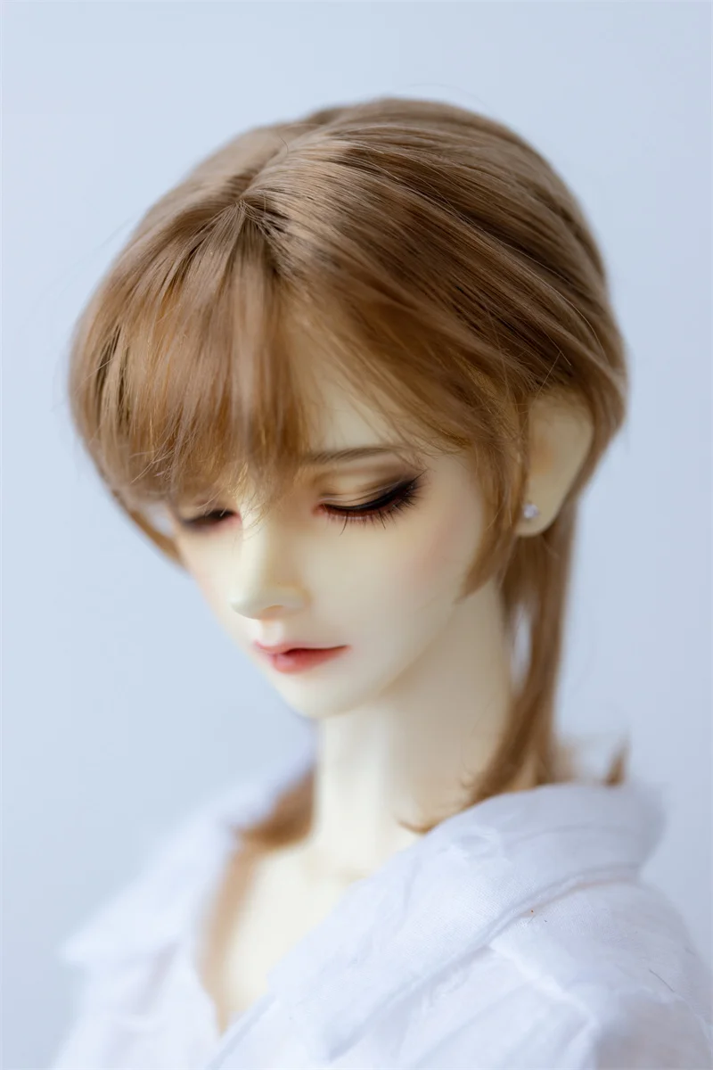 BJD Wig milk silk Soft silk wig Little Wolf Tail for 1/3,1/4,1/6 bjd doll accessories(no doll)