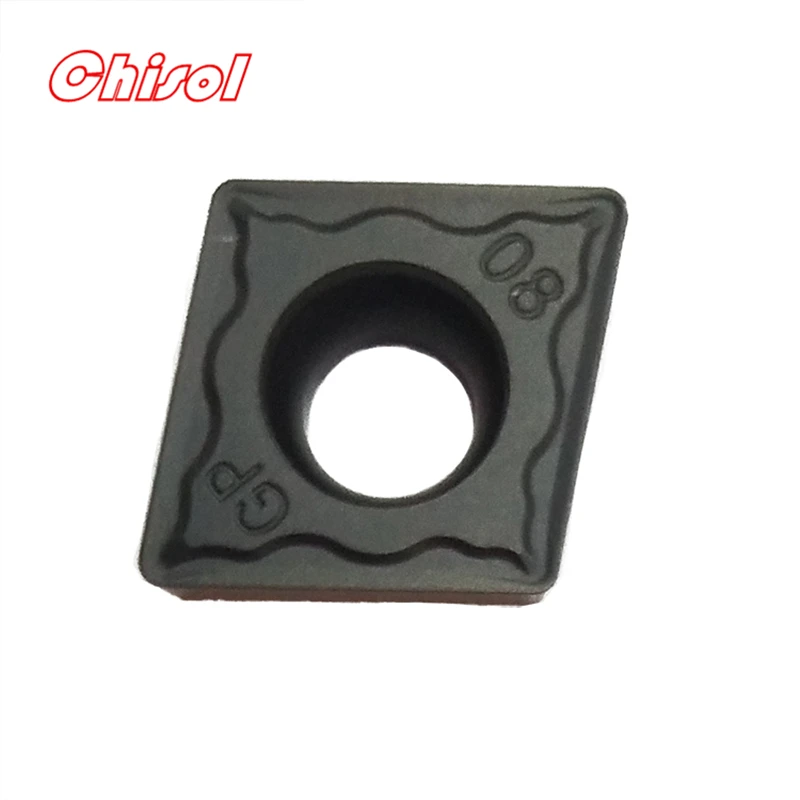 Cnc แทรกคาร์ไบด์ CCMT060204-GP CCMT060208-GP CCMT09T304-GP CCMT09T308-GP CCMT120404-GP GP1115 GP1125 การประมวลผลเหล็ก