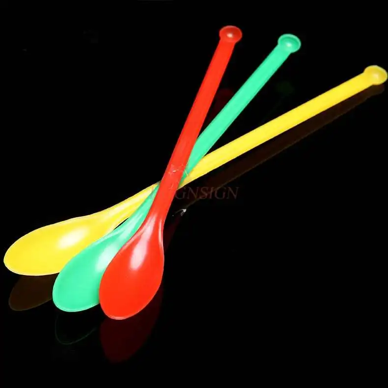 3pcs Color plastic medicine spoon double-head experimental consumables