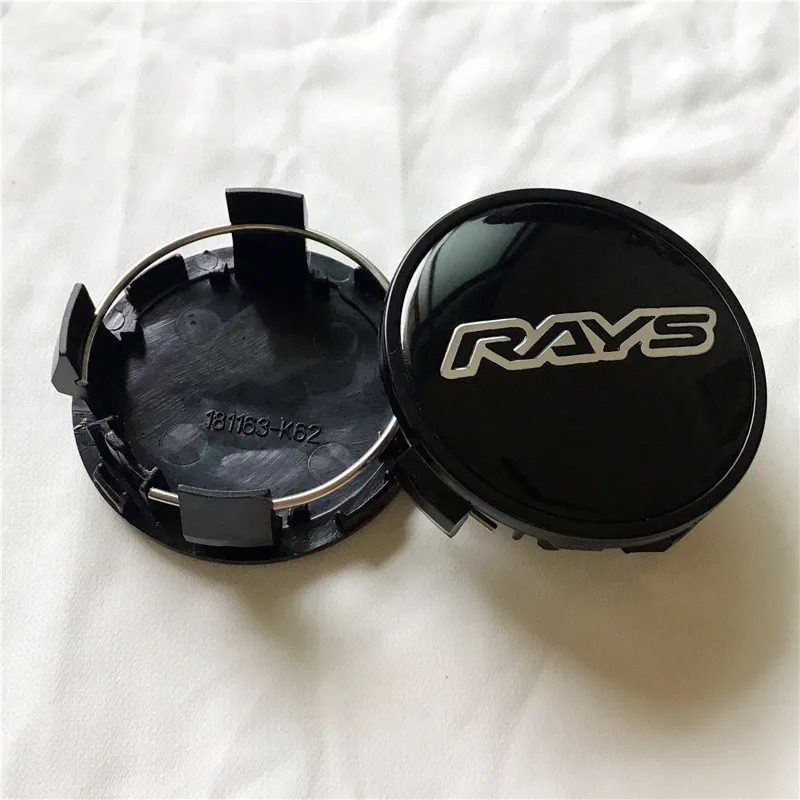4pcs RAYS Racing Wheels Center Hub Cap 62mm Car Styling Emblem Badge Auto Duspro of Decal Cover