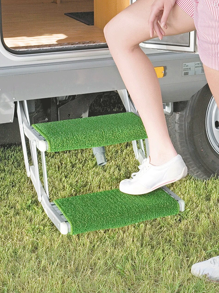 

RV step mat FIAMMA footsteps on the car step Brunston double step Motorhome clean step