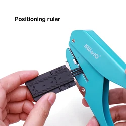 KW-trio Punching Machine Paper Hole Puncher Mushroom Hole Punch Mushroom Hole Notebook Puncher Scrapbooking Hole Puncher Manual