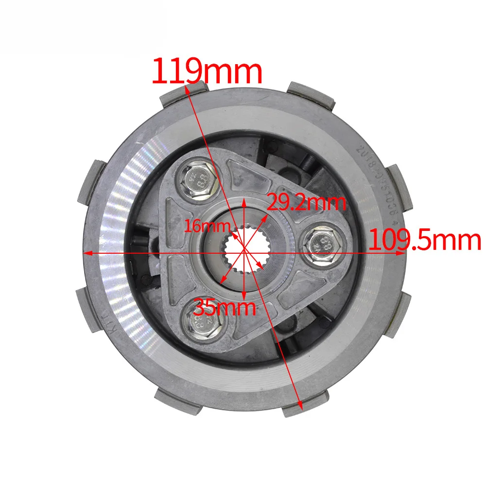 A embreagem externa para motocicleta, o centro de embreagem é adequado para honda cbf190r/19x cb190r