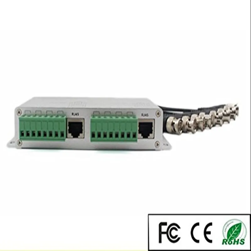 8-CH Passive Video Balun Transceiver, HD 720P/1080P RJ45 BNC UTP Cable Video Transmission for CCTV Camera DVR