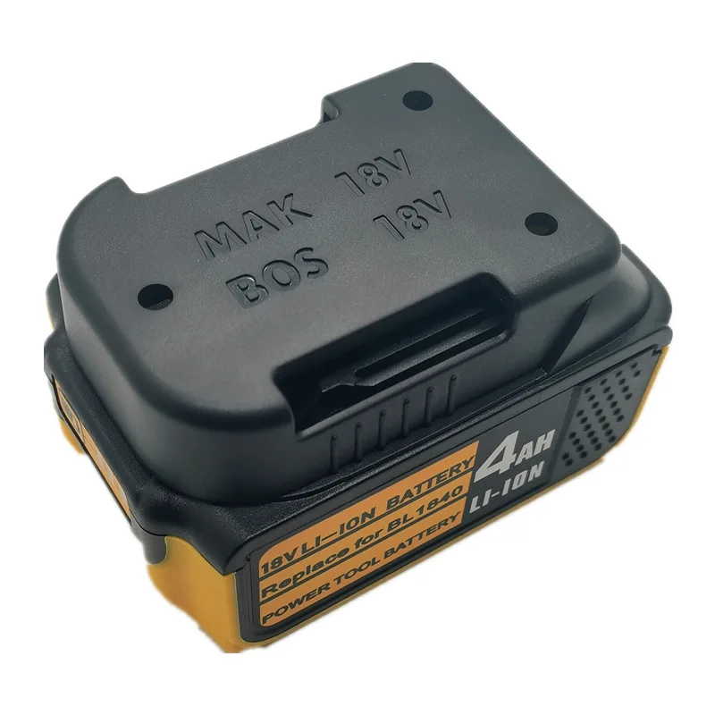 Suporte para bateria 18v, 5 peças, makita bl1860b bl1850b bl1860 bl1850