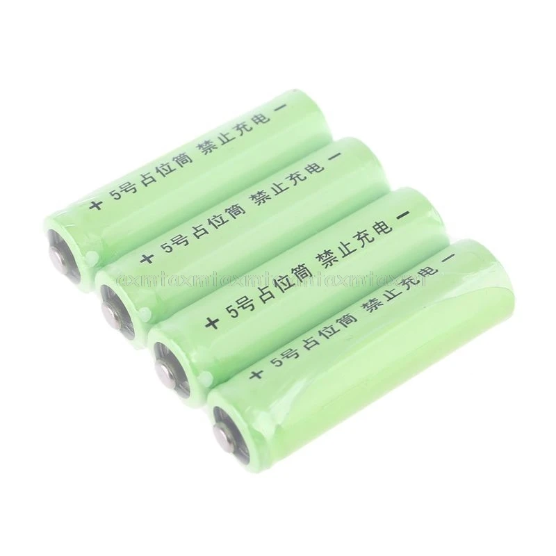 Universal No Power AA Dummy Fake Battery Setup Shell Placeholder Cylinder Conductor for Lithium iron phosphate battery C63A