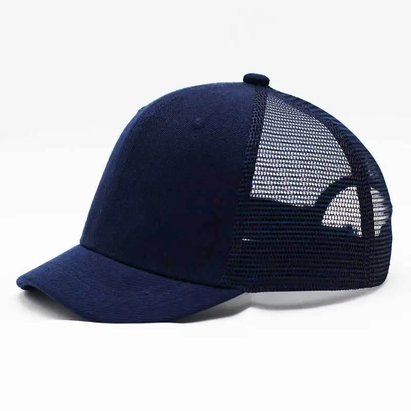 4.5cm Mesh Short Brim Baseball Cap Snapback Fashion Sports Hats for Men Women Sprint Summer Cap High Quality Unisex