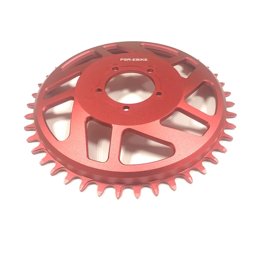 New design 42T/44T aluminium alloy Chainring for banfang BBSHD mid drive motor kit