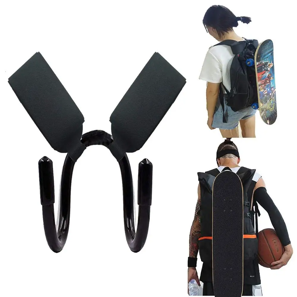 Universal Backpack Shoulder Strap Hanger Rack Storage - Backpack Attachment Skateboard Shoulder Carrier Skateboard Carry Strap S