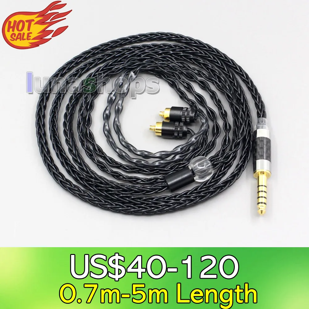 

LN006471 2.5mm 3.5mm XLR Balanced 8 Core OCC Silver Mixed Headphone Cable For Sony IER-M7 IER-M9 IER-Z1R