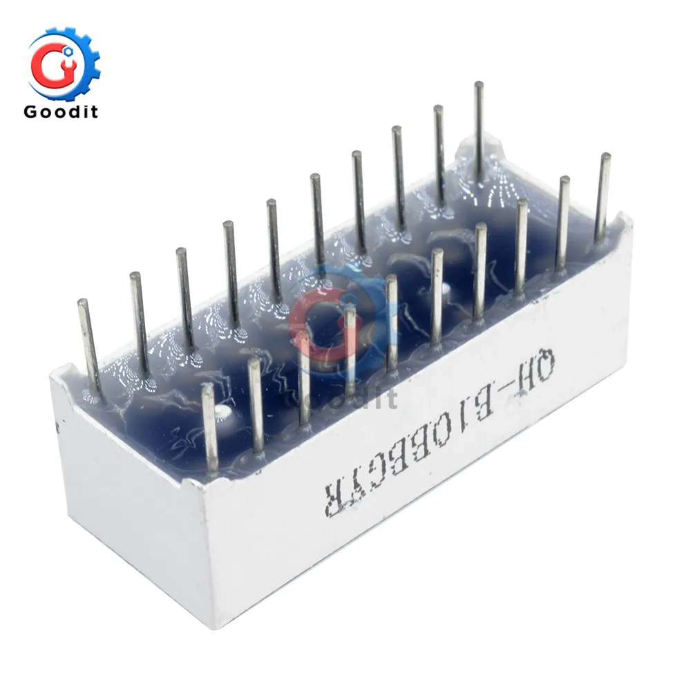 10 Segment Bargraph Light Display Module LED Display Module Bar Graph Ultra Bright Red Yellow Green Blue Colors Multi-color