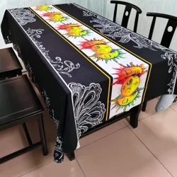 Helios Tablecloth Tapestry Tea Cloth Decorative Beach Towel Hanging Decor Home Room Witchcraft Hippie Mandala Astrology Bedroom