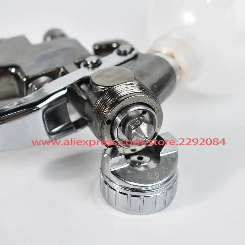 Mini Repair Spray Gun K350 HVLP Gravity feed 0.8mm nozzle 250ml paint airbrush