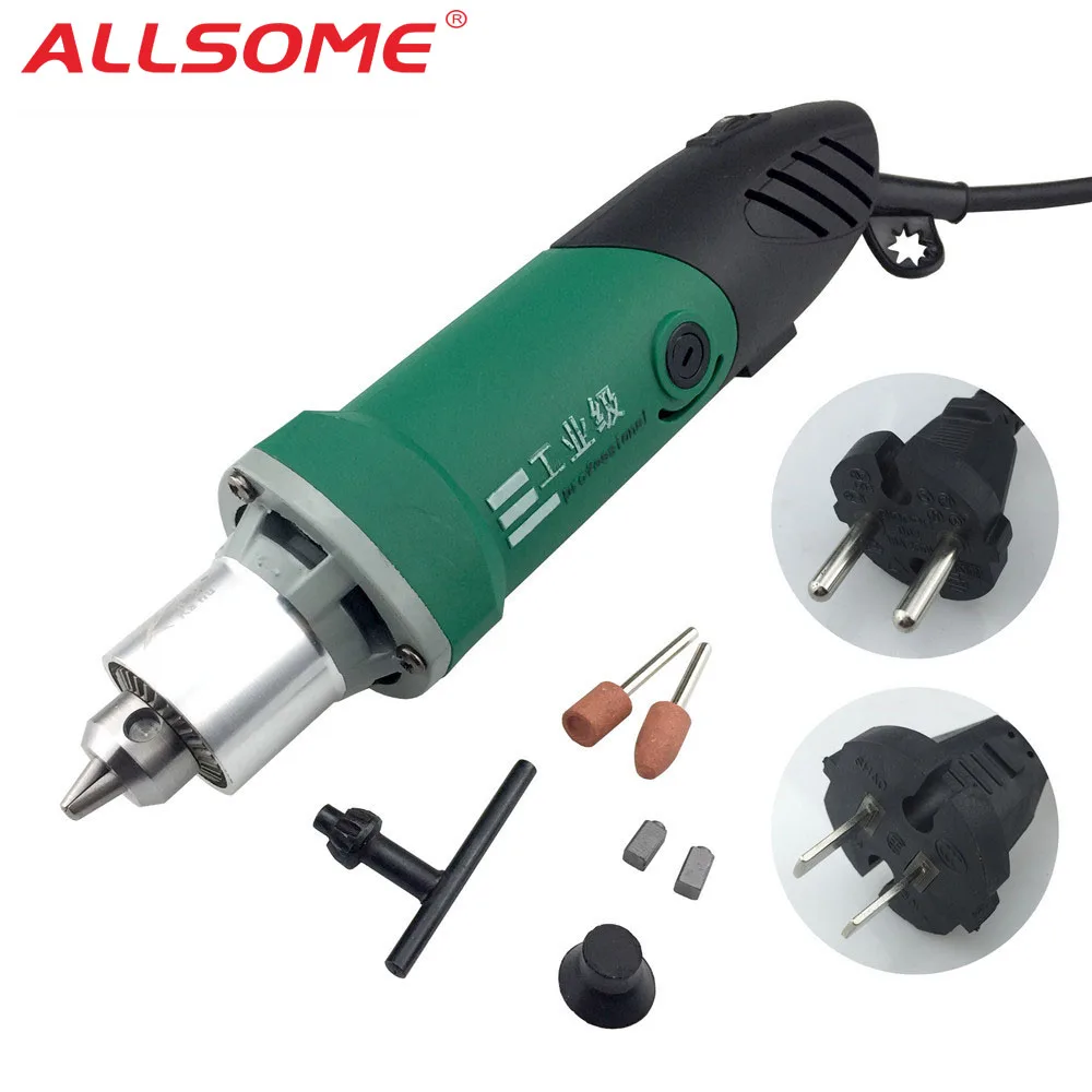 

ALLSOME 30000RPM 480W High Power Mini Electric Drill Engraver With 6 Position Variable Speed For Dremel Rotary Tools HT2419-2420