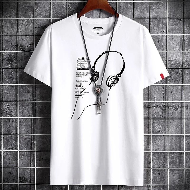 T Shirt for Men Fashion Summer Clothing 2022 Anime Goth Oversized Graphic Vintage New T-shirt Tshirt Harajuku Manga Anime S-6XL