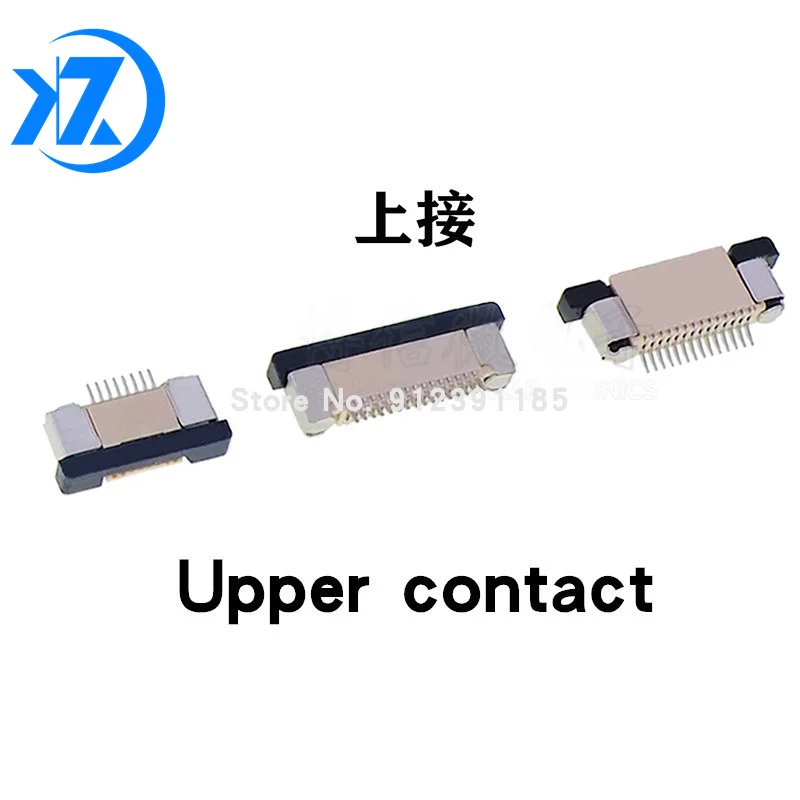 10pcs FFC FPC connector 0.5mm Pull-in Top Contact SMD Connector 4 6 8 10 12 14 16 20 22 24 26 28 30 32 34 36 40 50 Pin