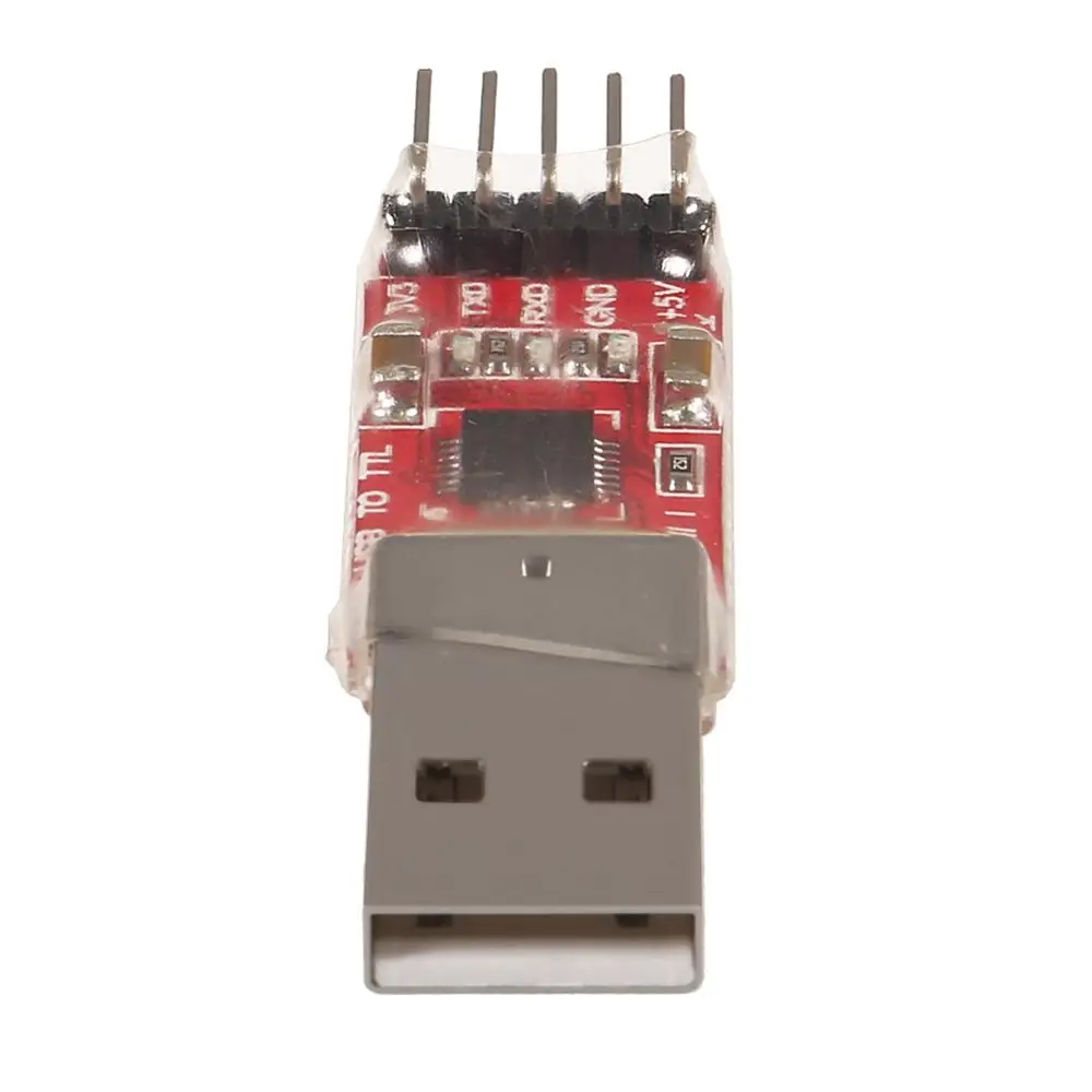 CP2102 moduł USB na TTL 5PIN konwerter szeregowy moduł adaptera Downloader z przewody połączeniowe dla UART STC 3.3V i 5V