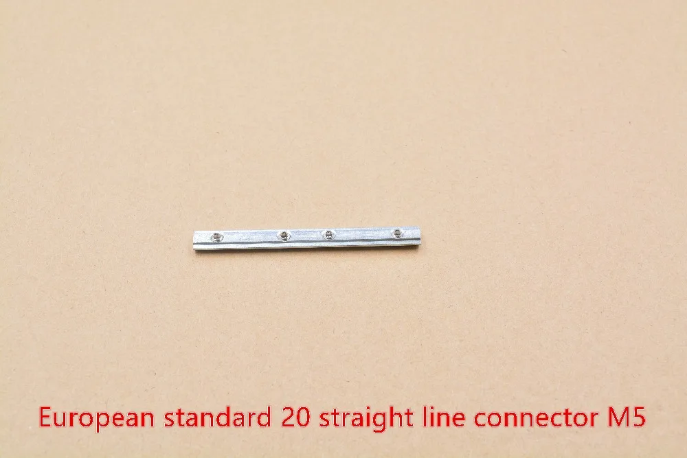 M5 line connector length 100mm width 10mm thickness 5mm zinc plated fastener for european standard 20 aluminum profile 1pcs