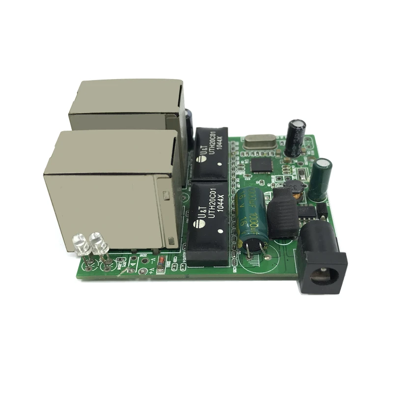 Interruptor rápido mini ethernet de 4 puertos, conmutador de red rj45 de 10/100mbps, módulo pcb hub, placa para Módulo de integración de sistema