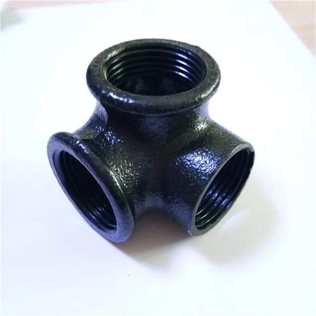 1/2inch 3/4inch 1inch Malleable Iron 3 Way Elbow 3 Way Female Tee Pipe Fittings