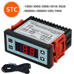 STC-1000 STC-3000 3008 3018 3028 regolatore di temperatura digitale STC-8080A + STC-200 STC-100A termoregolatore 110-220V 10A