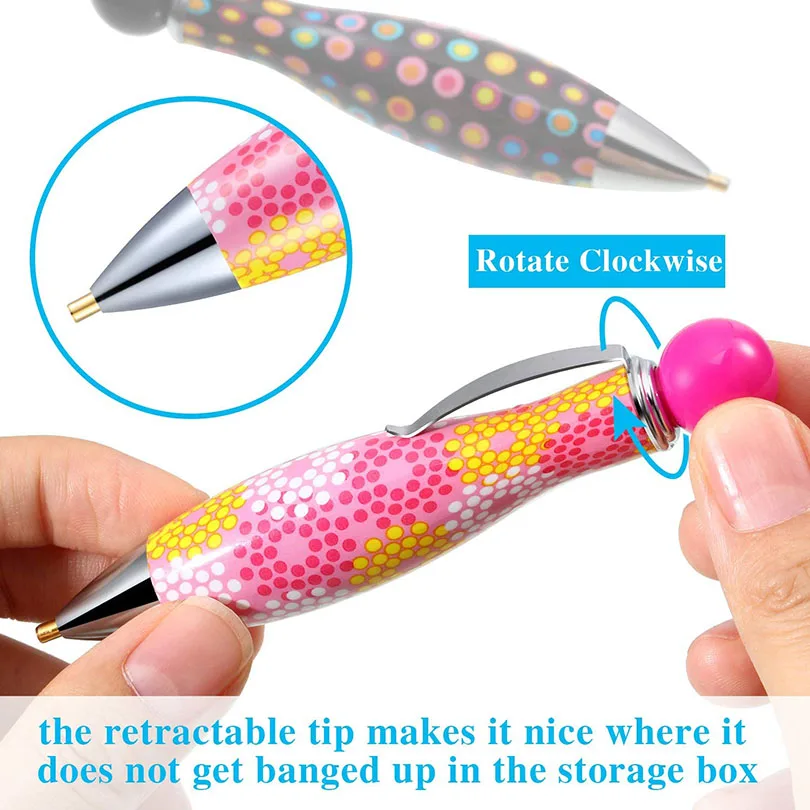 1pc Diamond Painting Tool Cute Point Drill Pen Offer Diamond Embroidery Accessory Diamond Painting Cross Stitch Tool Kits