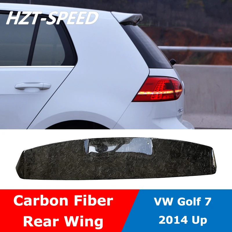 ABT Style Carbon Fiber Material Rear Roof Wing Spoiler For VOLKSWAGEN Golf 7 Gen 7th 2014 Up