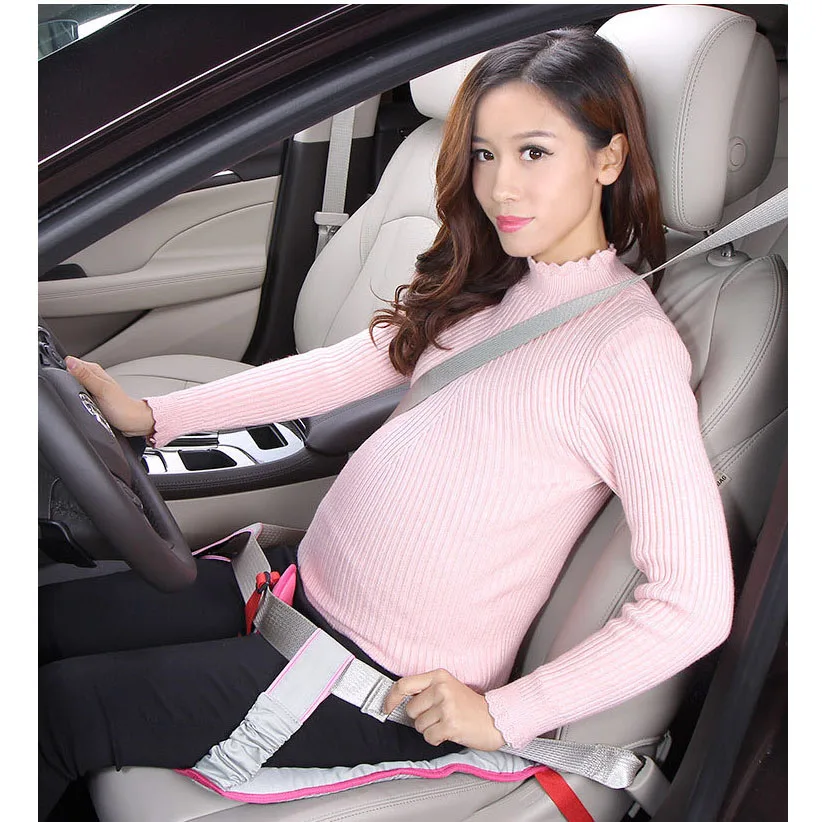 Universal Maternity Car Seat Belt Adjuster Pregnancy Belly Support Pad Comfort Anti-Slip Cushion for Safe Driving