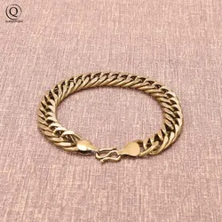 Vintage Brass Japan Korea Bracelet Jewelry Fashion Accessories Punk Men Link Chain Wristband Cuff Bracelets Men Bangles Jewelry