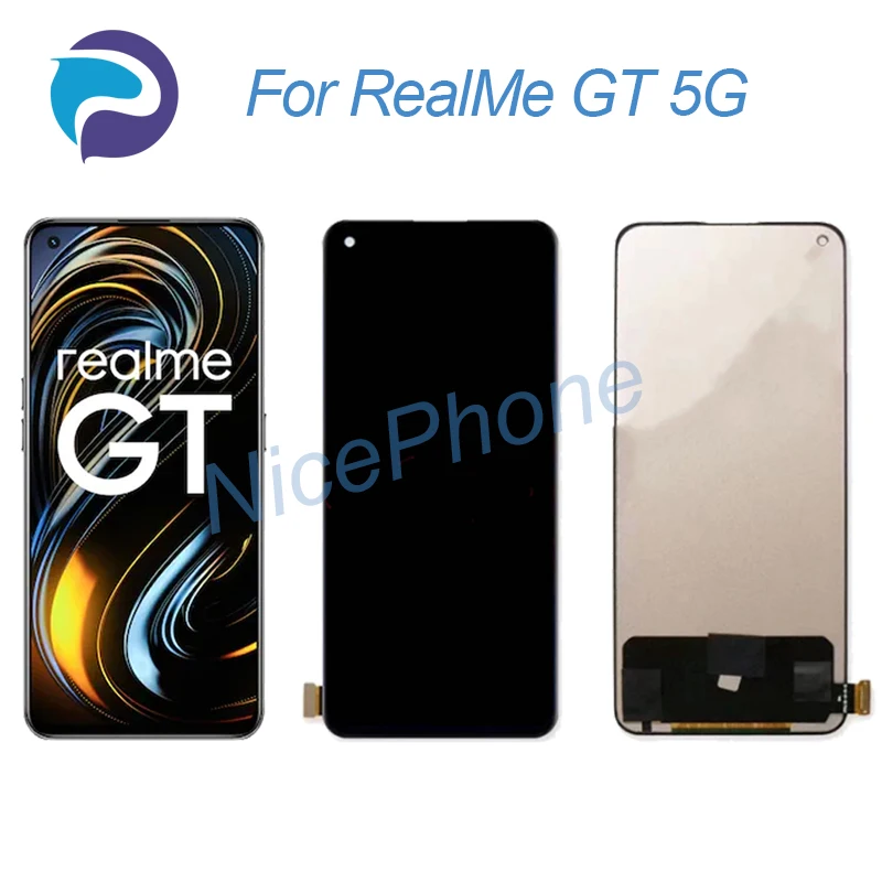 

for RealMe GT 5G LCD Display Touch Screen Digitizer Assembly Replacement 6.43" RMX2202 GT 5G Screen Display LCD