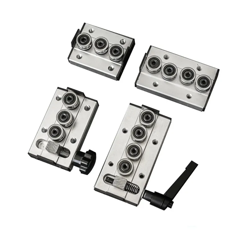 2PCS Built-In Dual-Axis Linear Guide SGR20N SGR20 150-1150mm + 4PCS Roller Slider SGB20N/20 With 3/4/5 Wheel Locking Slider CNC