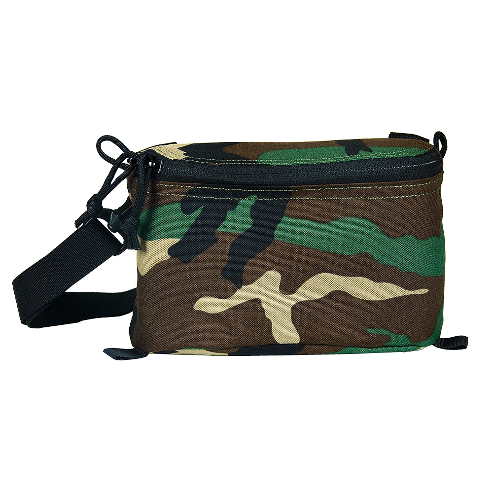 Tactical Ultra Slim Fanny Pack Lightweight EDC Cross Body Shoulder Waist Belt Bag Gift For Man Traveller Outdoor Sport Apparel