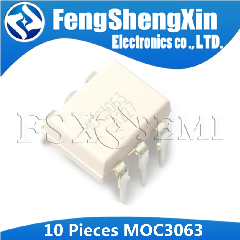 10pcs/lot MOC3063 MOC3063M DIP-6 MOC3063S MOC3063SR2M SOP6 Driver Output Optocoupler IC