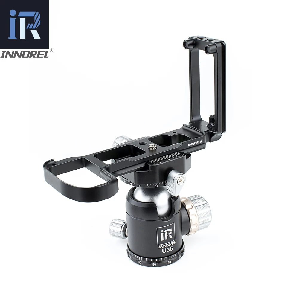 INNOREL LPN-Z6/Z7 L Quick Release Plate Bracket Hand Grip for Nikon Z6/Z7 Camera Tripod Head for Vertical or Horizontal Shooting