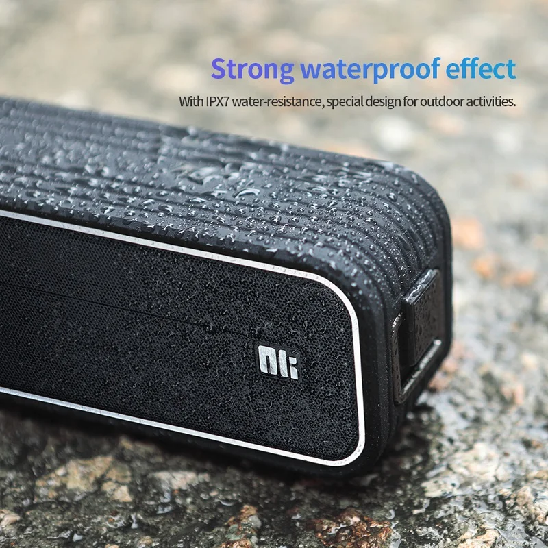 NILLKIN Bluetooth Speakers,  40W power IPX7 Waterproof speaker Bluetooth 5.0 Wireless Speakers with Tri-Bass Effects, 15-Hour