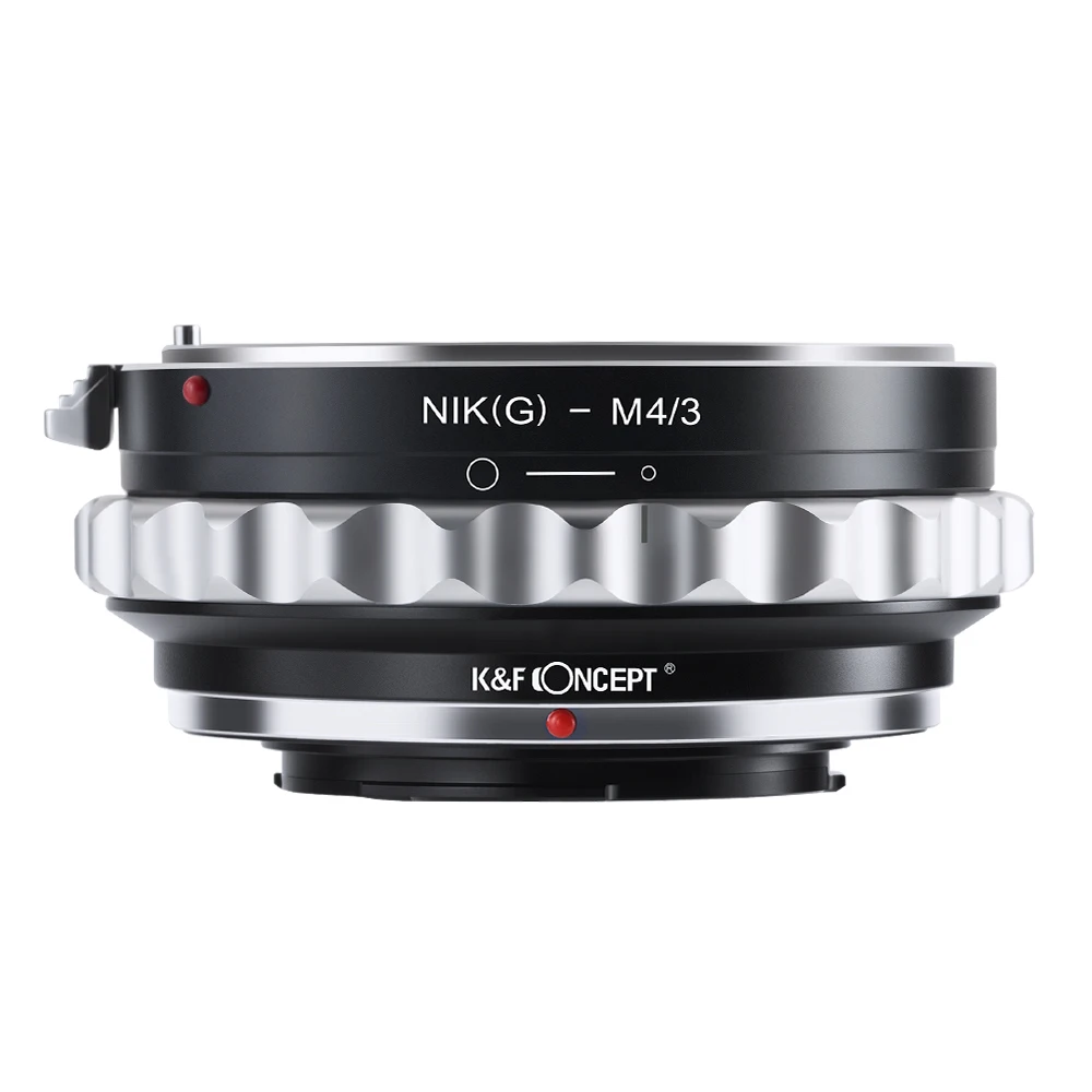 

K&F Concept Lens Adapter Ring For Nikon G Lens to Micro 4/3 Camera Body Panasonic GX1 GH2 GH1 G10 Olympus E-M5 E-PM1 E-PL5