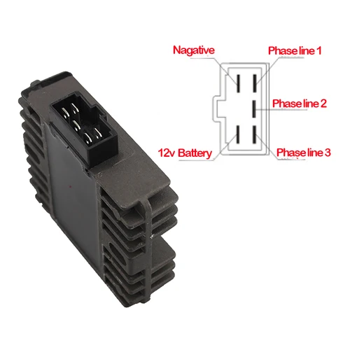 Imagen 2 del producto Rectificador regulador de motocicleta para Yamaha XJ6S XJ6F Diversion XJ6N XT660X YZF-R6 R6S R3 R25 MTN320 MT-03 MTN250 MT-25 XT660R