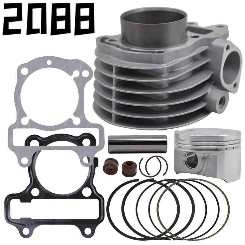 Motorcycle Cylinder Kit EFI Dayun Dy 110 WH110  GCC  WH100 Upgraded Version 52.4mm Bore 110cc