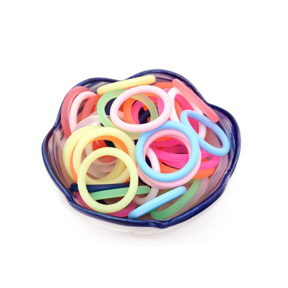 10 stücke Transparent Klar Baby Silikon Schnuller Dummy Ring MAM Adapter O Ring BPA FREI Food Grade für Nuk Innere größe 21,5mm – Detail 9