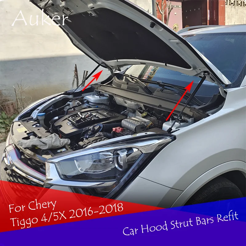 

Car Refit Bonnet Hood Gas Shock Lift Strut Bars Support Rod For Chery Tiggo 4/5X 2016-2018 Accessories