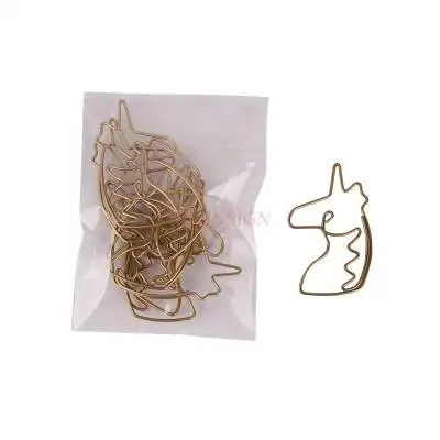 15pcs Unicorn Paperclip Cartoon Paperclip Animal Paperclip Paperclip New Korean Pin Paperclip