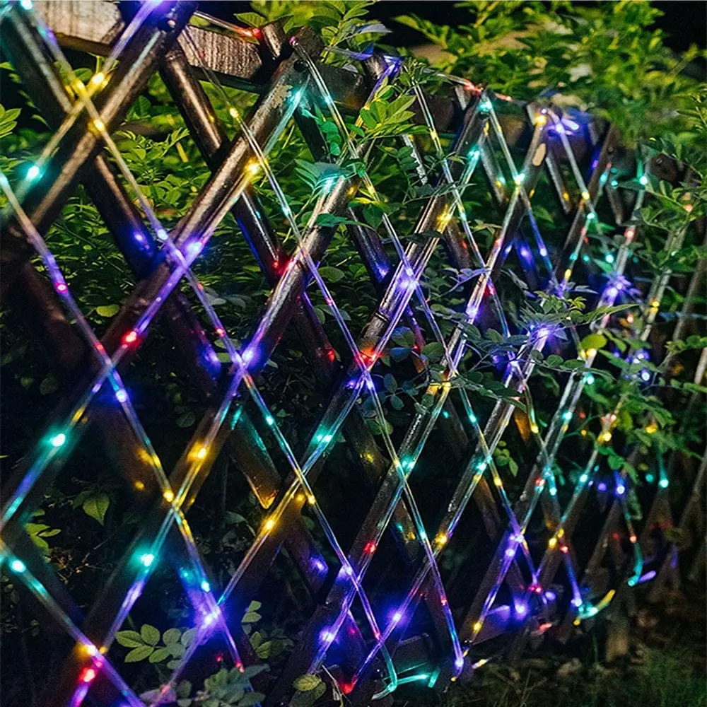 Christmas Rope Lights Outdoor 30/40M Waterproof Garland EU Plug Powered Festoon Led Light Garland For New Year 2024 Wedding