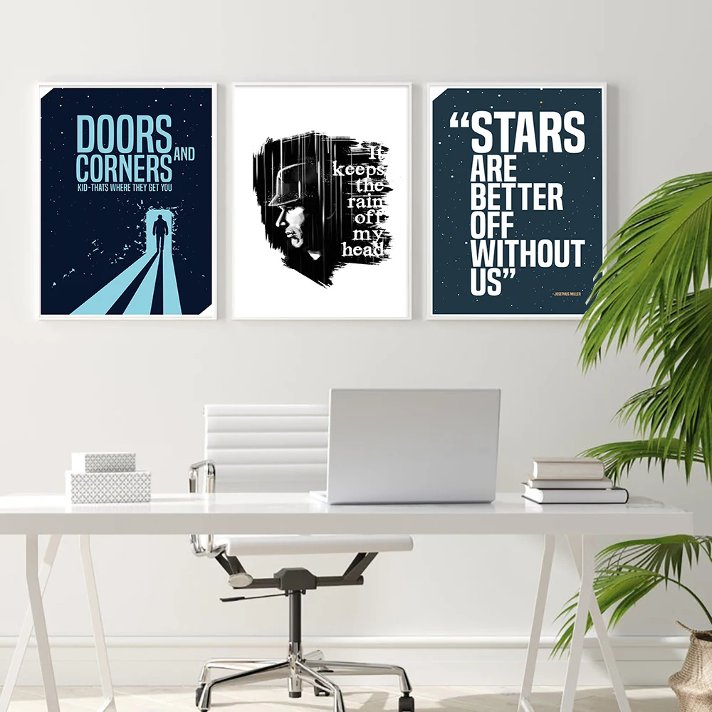 The Expanse Miller Quote Poster It Keeps My Head From Raining Canvas Painting Wall Pictures and Prints Nordic Home Decor