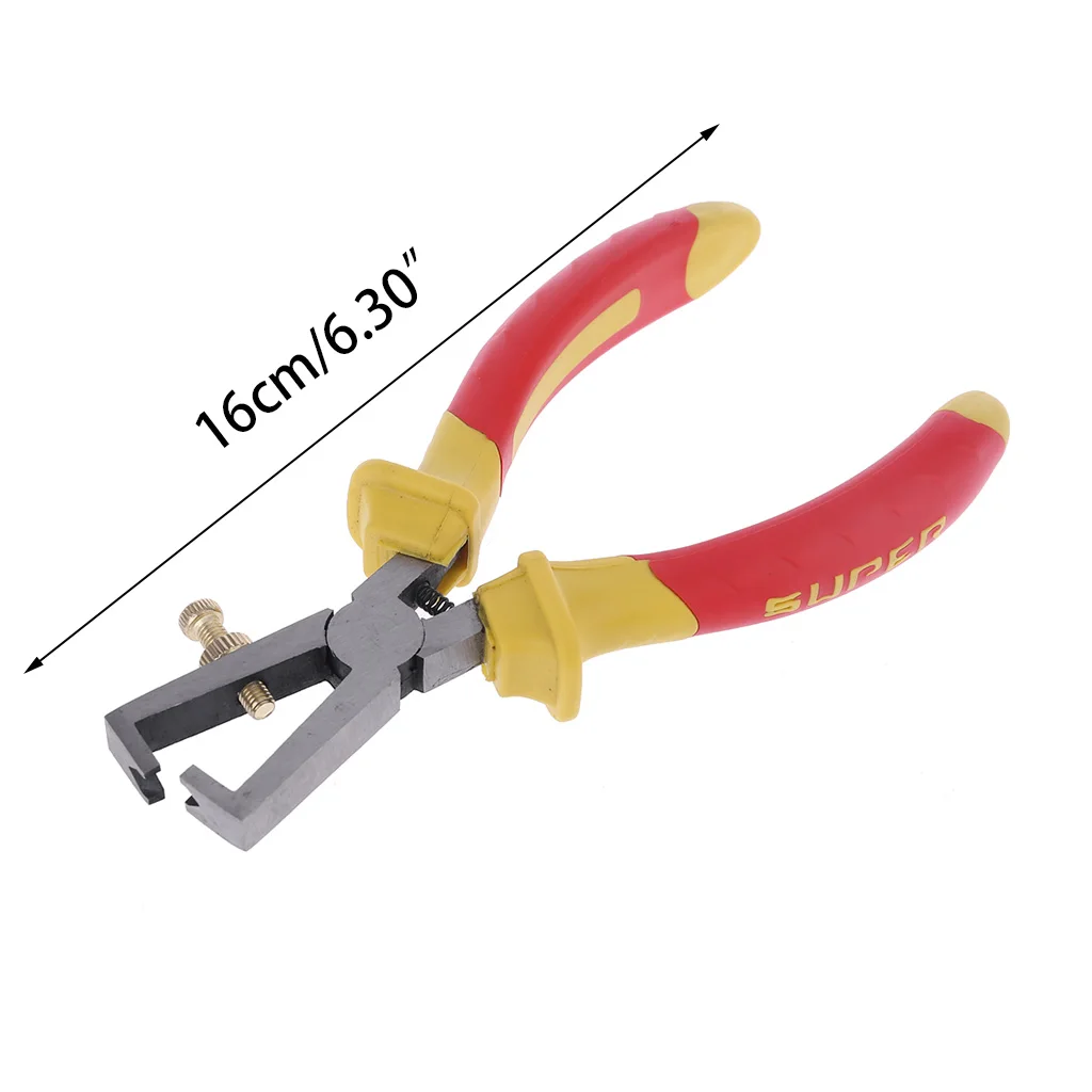 Imagem -06 - Alicate de Corte do Cabo da Qualidade Superior dos Alicates Diagonais Cutterr do Descascador do Fio com Punhos Isolados de 1000v Polegadas 160 mm