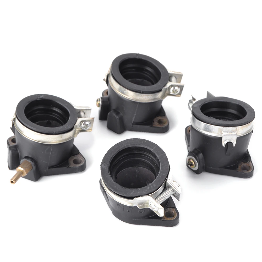 

4X Carburetor Intake Manifold Pipe Adapter Interface boots for Honda CBX400F CBX400 CBX 400