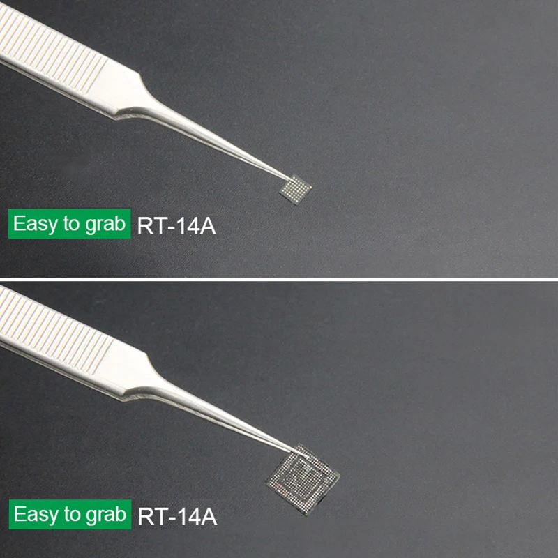 Punta Fine di precisione di alta tenacità della Clip antistatica di riparazione del telefono cellulare delle pinzette di riparazione del telefono cellulare di RT-14SA di affidfe più la riparazione del Chip