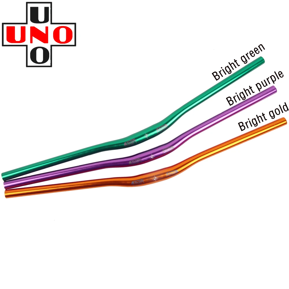 UNO Bicycle Ultra Light Color  Handlebars 31.8 Caliber Bright 740 / 780mm Mountain Bicyle Handle Horizontal Modification